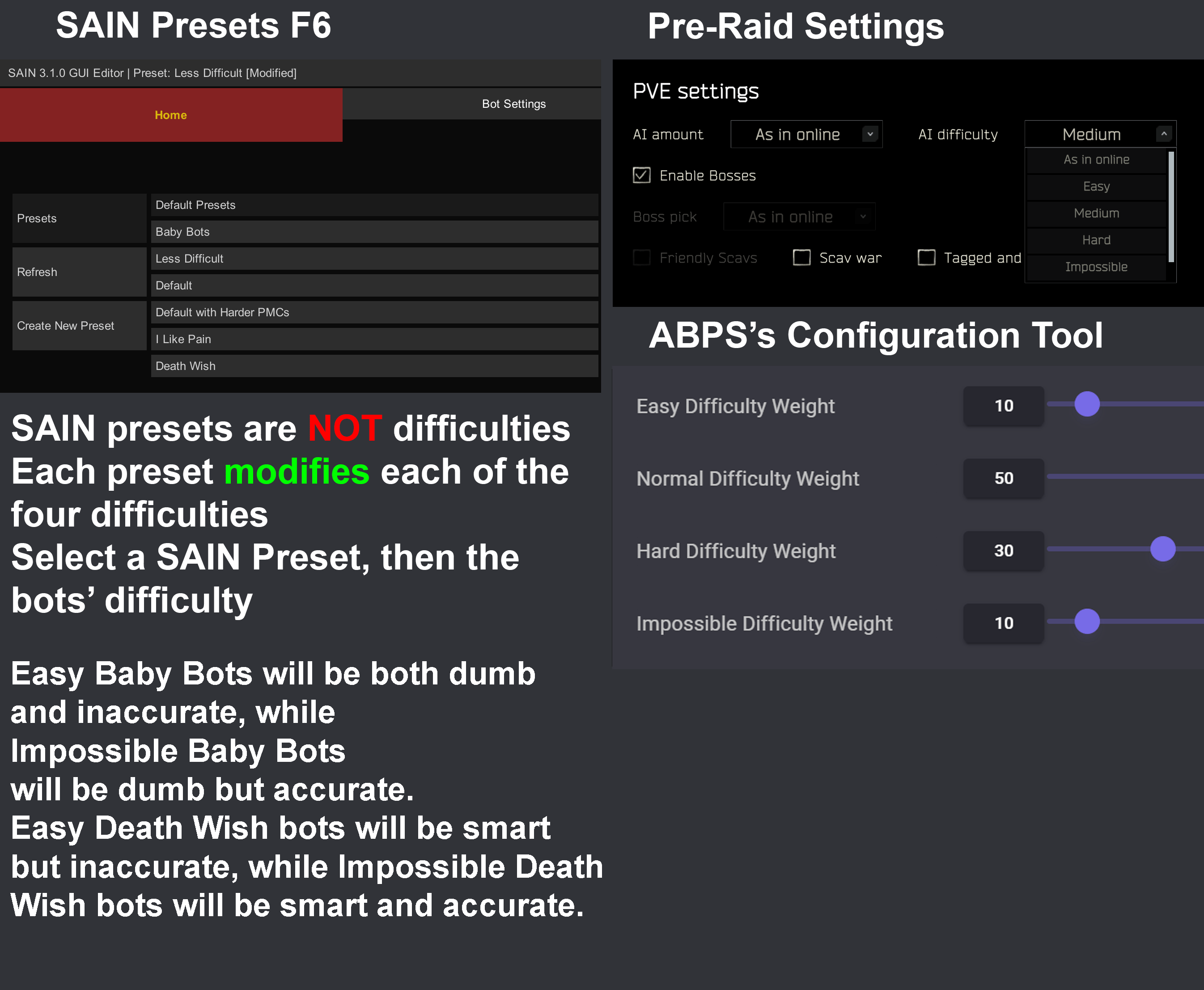 SAIN Presets